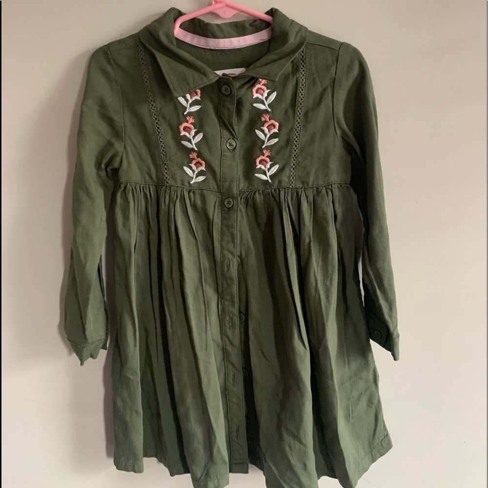 Full button up dress, Toddler girl 3T